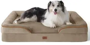Orthopedic XL Dog Bed Extra Large with Removable Washable Cover | 42" Classic Comfy Xlarge Dog Couch Sofa Waterproof, Cozy Bolster Sides, Nonslip Bottom, Pet Bed for Cats,Senior Dogs, Hazel Orthopedic XL Dog Bed Extra Large with Removable Washable Cover | 42" Classic Comfy Xlarge Dog Couch Sofa Waterproof, Cozy Bolster Sides, Nonslip Bottom, Pet Bed for Cats,Senior Dogs, Hazel