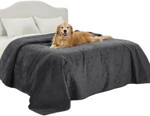Waterproof Bed Cover for Bed and Dogs Quick Drying, 82x102IN | Waterproof Blanket Washable for Large Dogs King Bed Cozy, Lightweight Furniture Protector for Pet Cat, Ash Grey Waterproof Bed Cover for Bed and Dogs Quick Drying, 82x102IN | Waterproof Blanket Washable for Large Dogs King Bed Cozy, Lightweight Furniture Protector for Pet Cat, Ash Grey