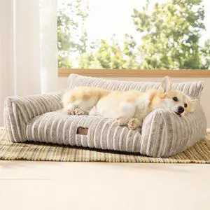 ComfyFleece Shown on TV Dog Couch for Medium Dogs,36in Amphora | Dog Couch Bed with Removable Washable Cover,Supportive Pet Sofa for Medium Large Dogs,Seen on Good Day New York,Up to 40 Lbs ComfyFleece Shown on TV Dog Couch for Medium Dogs,36in Amphora | Dog Couch Bed with Removable Washable Cover,Supportive Pet Sofa for Medium Large Dogs,Seen on Good Day New York,Up to 40 Lbs