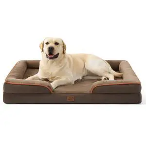 Orthopedic XL Pro Dog Bed Extra Large with Removable Washable Cover | 45" Classic Jumbo Dog Couch Sofa Waterproof, Comfy Bolster Sides, Nonslip Bottom, Pet Bed for Cats,Senior Dogs, Brown Orthopedic XL Pro Dog Bed Extra Large with Removable Washable Cover | 45" Classic Jumbo Dog Couch Sofa Waterproof, Comfy Bolster Sides, Nonslip Bottom, Pet Bed for Cats,Senior Dogs, Brown