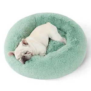 Calming Dog Bed Medium Size Dog Donut Washable Pet Bed,30ins | Fluffy Faux Fur Round Cuddler,Machine Washable,Anti-Slip Bottom,Anti-Anxiety,Deep Sleeping for Pets Up to 45 Lbs,Apple green Calming Dog Bed Medium Size Dog Donut Washable Pet Bed,30ins | Fluffy Faux Fur Round Cuddler,Machine Washable,Anti-Slip Bottom,Anti-Anxiety,Deep Sleeping for Pets Up to 45 Lbs,Apple green