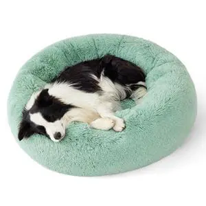Calming Dog Beds Large Sized Dog Donut Washable Pet Bed,36ins | Fluffy Faux Fur Round Cuddler,with Removable Washable Cover,Anti-Slip Bottom,Anti-Anxiety,for Pets Up to 80 Lbs,Apple green Calming Dog Beds Large Sized Dog Donut Washable Pet Bed,36ins | Fluffy Faux Fur Round Cuddler,with Removable Washable Cover,Anti-Slip Bottom,Anti-Anxiety,for Pets Up to 80 Lbs,Apple green