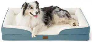 Orthopedic XL Dog Bed Extra Large with Removable Washable Cover | 42" Classic Comfy Xlarge Dog Couch Sofa Waterproof, Cozy Bolster Sides, Nonslip Bottom, Pet Bed for Cats,Senior Dogs, Blue Orthopedic XL Dog Bed Extra Large with Removable Washable Cover | 42" Classic Comfy Xlarge Dog Couch Sofa Waterproof, Cozy Bolster Sides, Nonslip Bottom, Pet Bed for Cats,Senior Dogs, Blue