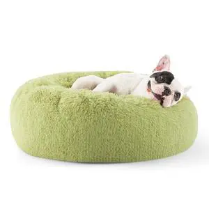 Calming Small Dog Bed Donut Washable CatPuppy Bed,23 inches Green | Fluffy Faux Fur Round Cuddler,Machine Washable,Anti-Slip Bottom,Anti-Anxiety,Deep Sleeping for Large Cat & Pets Up to 25 Lbs Calming Small Dog Bed Donut Washable CatPuppy Bed,23 inches Green | Fluffy Faux Fur Round Cuddler,Machine Washable,Anti-Slip Bottom,Anti-Anxiety,Deep Sleeping for Large Cat & Pets Up to 25 Lbs