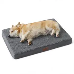 Washable Dog Crate Bed for Large Size with Comfy Sherpa,35x22 Inch | Orthopedic Egg Crate Foam,Comfort Support Flat Rectangle Pet Mat,Non-Slip Bottom,Removable Cover,For Large Breed Up to 40 lbs Washable Dog Crate Bed for Large Size with Comfy Sherpa,35x22 Inch | Orthopedic Egg Crate Foam,Comfort Support Flat Rectangle Pet Mat,Non-Slip Bottom,Removable Cover,For Large Breed Up to 40 lbs