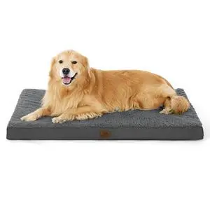 XL Dog Bed, Extra Large Pet Bed with Comfy Sherpa,44x32in Dark Grey | Orthopedic Egg Crate Foam,Comfort Support Flat Rectangle Pet Mat,Non-Slip Bottom,Removable Cover,For Extra Pet Up to 80 lbs XL Dog Bed, Extra Large Pet Bed with Comfy Sherpa,44x32in Dark Grey | Orthopedic Egg Crate Foam,Comfort Support Flat Rectangle Pet Mat,Non-Slip Bottom,Removable Cover,For Extra Pet Up to 80 lbs