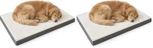 XL Dog Bed, Extra Large Pet Bed with Comfy Sherpa,44x32in Grey (Pack of 2) XL Dog Bed, Extra Large Pet Bed with Comfy Sherpa,44x32in Grey (Pack of 2)