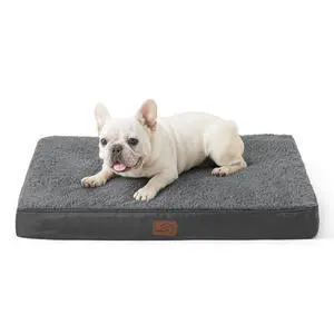 Washable Dog Bed Medium Size Dog with Comfy Sherpa, 30IN Dark Grey | Orthopedic Egg Crate Foam,Comfort Support Flat Rectangle Pet Mat,Non-Slip Bottom,Removable Cover,For Medium Pet Up to 30 lbs Washable Dog Bed Medium Size Dog with Comfy Sherpa, 30IN Dark Grey | Orthopedic Egg Crate Foam,Comfort Support Flat Rectangle Pet Mat,Non-Slip Bottom,Removable Cover,For Medium Pet Up to 30 lbs