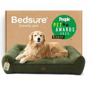 SupportMax Extra Thick Orthopedic XL Dog Bed for Extra Large Dogs | 48" Premium Supportive Couch for Senior Dogs, Water-resistant Removable Washable Cover, Big Pet Sofa with Sherpa, Dark Green SupportMax Extra Thick Orthopedic XL Dog Bed for Extra Large Dogs | 48" Premium Supportive Couch for Senior Dogs, Water-resistant Removable Washable Cover, Big Pet Sofa with Sherpa, Dark Green