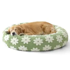 LE SURE Shown on TV Jacquard Donut Dog Beds Extra Large,Green 42x42x9in | XL Orthopedic Calming Pet Bed Sofa, Original Design Pattern,Washable Cover, Home Decor as Gift for Pet,Anti Slip Bottom LE SURE Shown on TV Jacquard Donut Dog Beds Extra Large,Green 42x42x9in | XL Orthopedic Calming Pet Bed Sofa, Original Design Pattern,Washable Cover, Home Decor as Gift for Pet,Anti Slip Bottom