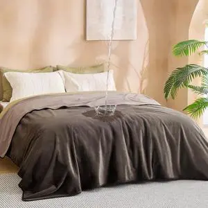 Waterproof Blanket for Bed Soft Flannel Fleece, Queen 86"x90" | Dog Blankets for Large Senior DogsCouch Cover Throw for Pet Leakproof, Furniture Protector for Travel Camping,Coffee Brown Waterproof Blanket for Bed Soft Flannel Fleece, Queen 86"x90" | Dog Blankets for Large Senior DogsCouch Cover Throw for Pet Leakproof, Furniture Protector for Travel Camping,Coffee Brown