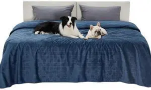 Waterproof Bed Cover for Bed and Dogs Quick Drying82x120IN | Waterproof Blanket Washable for Large Dogs Cal King Bed Cozy, Lightweight Furniture Protector for Pet Cat, Ash Grey Waterproof Bed Cover for Bed and Dogs Quick Drying82x120IN | Waterproof Blanket Washable for Large Dogs Cal King Bed Cozy, Lightweight Furniture Protector for Pet Cat, Ash Grey
