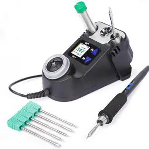 982-V Micro Soldering kit with 5 C245 Soldering Iron Tips, Temperature Control, Sleep Mode, Auto Shutdown and LCD Display 982-V Micro Soldering kit with 5 C245 Soldering Iron Tips, Temperature Control, Sleep Mode, Auto Shutdown and LCD Display