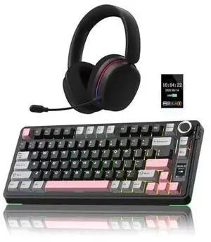 Wireless Keyboard and Headset Combo, S75 Pro Mechanical Keyboard G7 Pro Wireless Headset Wireless Keyboard and Headset Combo, S75 Pro Mechanical Keyboard G7 Pro Wireless Headset