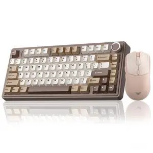 Wireless Keyboard and Mouse Combo, F75 75% Mechanical Keyboards, Hot Swappable Custom Keyboard+SC580 Wireless Gaming Mouse Wireless Keyboard and Mouse Combo, F75 75% Mechanical Keyboards, Hot Swappable Custom Keyboard+SC580 Wireless Gaming Mouse