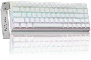WIN68 HE Mechanical Gaming Keyboard 60%, Hall Effect Magnetic Switch, Fast Trigger Mode Adjustable Actuation, 8000Hz Polling Rate, RGB Backlit, Wired White Keyboard for Laptop/PC Gamer WIN68 HE Mechanical Gaming Keyboard 60%, Hall Effect Magnetic Switch, Fast Trigger Mode Adjustable Actuation, 8000Hz Polling Rate, RGB Backlit, Wired White Keyboard for Laptop/PC Gamer
