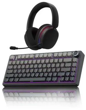 Wireless Keyboard and Headset Combo, F75 Pro Mechanical Keyboard G7 Pro Wireless Headset Wireless Keyboard and Headset Combo, F75 Pro Mechanical Keyboard G7 Pro Wireless Headset