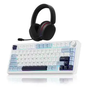 Wireless Keyboard and Headset Combo, F75 Mechanical Keyboard G7 Pro Wireless Headset Wireless Keyboard and Headset Combo, F75 Mechanical Keyboard G7 Pro Wireless Headset