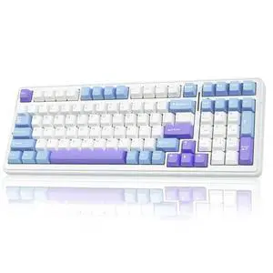 F99 Wireless Mechanical Keyboard,Tri-Mode BT5.0/2.4GHz/USB-C Hot Swappable Custom Keyboard,Pre-lubed Linear Switches,Gasket Structure,RGB Backlit Gaming Keyboard for PC/Tablet/Xbox/PS4/PS5 F99 Wireless Mechanical Keyboard,Tri-Mode BT5.0/2.4GHz/USB-C Hot Swappable Custom Keyboard,Pre-lubed Linear Switches,Gasket Structure,RGB Backlit Gaming Keyboard for PC/Tablet/Xbox/PS4/PS5