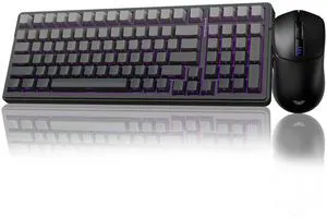 Wireless Keyboard and Mouse Combo, F99 Pro Mechanical Keyboards,Gasket Hot Swappable Custom Keyboard+SC580 Wireless Gaming Mouse Black Wireless Keyboard and Mouse Combo, F99 Pro Mechanical Keyboards,Gasket Hot Swappable Custom Keyboard+SC580 Wireless Gaming Mouse Black