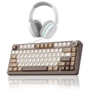 Wireless Keyboard and Headset Combo, F75 Mechanical Keyboard G7 Pro Wireless Headset Wireless Keyboard and Headset Combo, F75 Mechanical Keyboard G7 Pro Wireless Headset