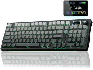 S98 Pro Wireless Mechanical Gaming Keyboard with Screen, Knob, 96 Keys S98 Pro Wireless Mechanical Gaming Keyboard with Screen, Knob, 96 Keys