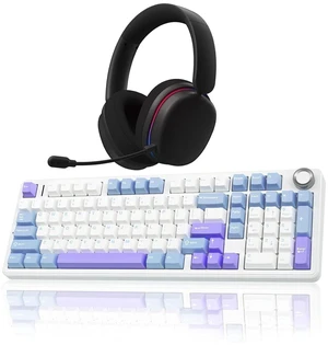 Wireless Keyboard and Headset Combo, F99 Pro Mechanical Keyboard G7 Pro Wireless Headset Wireless Keyboard and Headset Combo, F99 Pro Mechanical Keyboard G7 Pro Wireless Headset