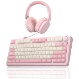 Wireless Keyboard and Headset Combo, F75 Mechanical Keyboard G7 Pro Wireless Headset Wireless Keyboard and Headset Combo, F75 Mechanical Keyboard G7 Pro Wireless Headset