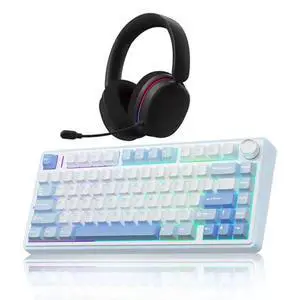 Wireless Keyboard and Headset Combo, F75 Mechanical Keyboard G7 Pro Wireless Headset Wireless Keyboard and Headset Combo, F75 Mechanical Keyboard G7 Pro Wireless Headset
