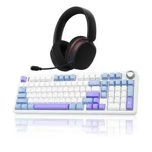 Wireless Keyboard and Headset Combo, F99 Pro Mechanical Keyboard G7 Pro Wireless Headset Wireless Keyboard and Headset Combo, F99 Pro Mechanical Keyboard G7 Pro Wireless Headset
