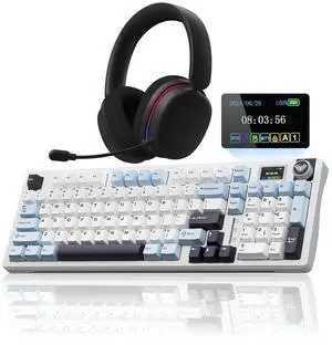 Wireless Keyboard and Headset Combo, S98 Pro Mechanical Keyboard G7 Pro Wireless Headset Wireless Keyboard and Headset Combo, S98 Pro Mechanical Keyboard G7 Pro Wireless Headset