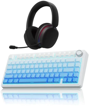 Wireless Keyboard and Headset Combo, F75 Pro Mechanical Keyboard G7 Pro Wireless Headset Wireless Keyboard and Headset Combo, F75 Pro Mechanical Keyboard G7 Pro Wireless Headset