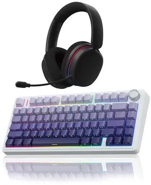 Wireless Keyboard and Headset Combo, F75 Pro Mechanical Keyboard G7 Pro Wireless Headset Wireless Keyboard and Headset Combo, F75 Pro Mechanical Keyboard G7 Pro Wireless Headset