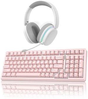 Wireless Silent Keyboard and Headset Combo, F99 Silent Mechanical Keyboard G7 Pro Wireless Headset Wireless Silent Keyboard and Headset Combo, F99 Silent Mechanical Keyboard G7 Pro Wireless Headset