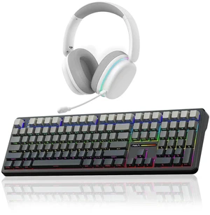 Wireless Keyboard and Headset Combo, F108 Full Size Mechanical Keyboard G7 Pro Wireless Headset Wireless Keyboard and Headset Combo, F108 Full Size Mechanical Keyboard G7 Pro Wireless Headset