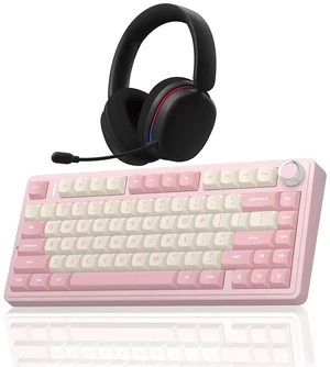 Wireless Keyboard and Headset Combo, F75 Mechanical Keyboard G7 Pro Wireless Headset Wireless Keyboard and Headset Combo, F75 Mechanical Keyboard G7 Pro Wireless Headset