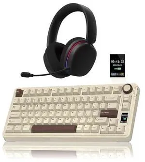 Wireless Keyboard and Headset Combo, S75 Pro Mechanical Keyboard G7 Pro Wireless Headset Wireless Keyboard and Headset Combo, S75 Pro Mechanical Keyboard G7 Pro Wireless Headset