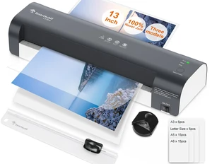 Bonsaii 13 Inch Thermal Laminator Machine Set with 40 Sheets, Jam-Free Tech Bonsaii 13 Inch Thermal Laminator Machine Set with 40 Sheets, Jam-Free Tech