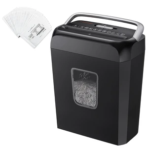 Bonsaii 6 Sheet Crosscut C237-B Paper Shredder for Home Office Use & 24 Pack Lubricant Sheets Bonsaii 6 Sheet Crosscut C237-B Paper Shredder for Home Office Use & 24 Pack Lubricant Sheets