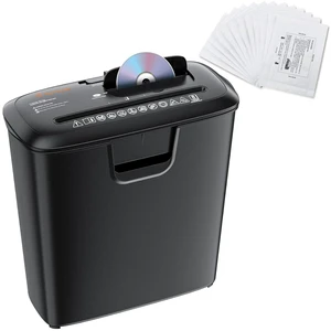 Bonsaii 8 Sheet Strip Cut S120-C Paper Shredder for Home Office Use & 12 Pack Lubricant Sheets Bonsaii 8 Sheet Strip Cut S120-C Paper Shredder for Home Office Use & 12 Pack Lubricant Sheets