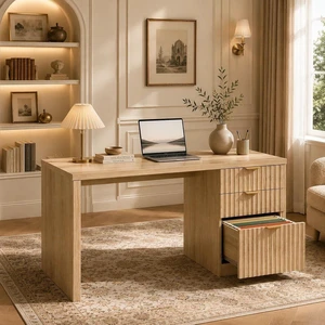 DLisiting - Escritorio estriado con cajones para archivos, 47 pulgadas
Escritorio ejecutivo moderno, madera con cajones de gabinete, escritorio de madera bohemio para computadora con DLisiting - Escritorio estriado con cajones para archivos, 47 pulgadas
Escritorio ejecutivo moderno, madera con cajones de gabinete, escritorio de madera bohemio para computadora con