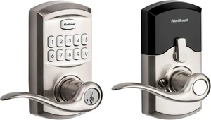 Kwikset SmartCode 917 - Cerrojo de puerta con teclado de entrada sin llave, alternativo tradicional residencial con palanca electrónica, manija de puerta Tustin y seguridad SmartKey, níquel satinado
S Kwikset SmartCode 917 - Cerrojo de puerta con teclado de entrada sin llave, alternativo tradicional residencial con palanca electrónica, manija de puerta Tustin y seguridad SmartKey, níquel satinado
S
