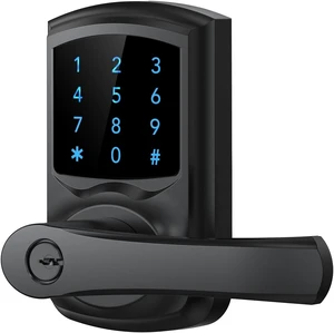 Cerradura de puerta de entrada sin llave con manija Cerraduras electrónicas
20 códigos de usuario y 2 teclas de paso de modo vacacional Protección de privacidad 5S Bloqueo automático Cerradura de puerta de entrada sin llave con manija Cerraduras electrónicas
20 códigos de usuario y 2 teclas de paso de modo vacacional Protección de privacidad 5S Bloqueo automático
