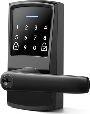 Cerradura de puerta con teclado con asa, código digital de entrada sin
Nyboer Pomo electrónico inteligente, sin aplicación o Wi-Fi, bloqueo automático y modo de paso, bloqueo de un solo toque Cerradura de puerta con teclado con asa, código digital de entrada sin
Nyboer Pomo electrónico inteligente, sin aplicación o Wi-Fi, bloqueo automático y modo de paso, bloqueo de un solo toque