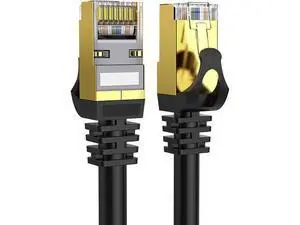Cat 8 Ethernet Cable 30 ft Shielded, 26AWG Lastest 40Gbps 2000Mhz SFTP Patch Cord, Heavy Duty High Speed Cat8 LAN Network RJ45 Cable- in Wall, Outdoor, Weatherproof Rated for Router, Modem, Gaming Cat 8 Ethernet Cable 30 ft Shielded, 26AWG Lastest 40Gbps 2000Mhz SFTP Patch Cord, Heavy Duty High Speed Cat8 LAN Network RJ45 Cable- in Wall, Outdoor, Weatherproof Rated for Router, Modem, Gaming