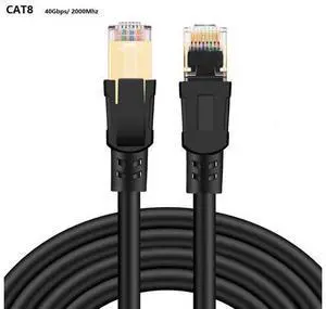 Cat8 Ethernet Cable,Outdoor&Indoor, 70 FT Heavy Duty High Speed 26AWG Cat8 LAN Network Cable 40Gbps, 2000Mhz with Gold Plated RJ45 Connector for Router/Gaming/Modem,Weatherproof fasrer than cat7 cat6 Cat8 Ethernet Cable,Outdoor&Indoor, 70 FT Heavy Duty High Speed 26AWG Cat8 LAN Network Cable 40Gbps, 2000Mhz with Gold Plated RJ45 Connector for Router/Gaming/Modem,Weatherproof fasrer than cat7 cat6