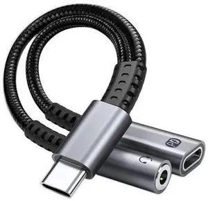 USB C to 3.5mm Headphone and PD Charger Adapter, 2 in 1 Type C to Aux Audio Jack with PD Fast Aux Adapter Compatible with Pixel 3 4 5 XL, Galaxy S20 S21 S22 S23 Ultra,Note 20 10, i-Pad Pro USB C to 3.5mm Headphone and PD Charger Adapter, 2 in 1 Type C to Aux Audio Jack with PD Fast Aux Adapter Compatible with Pixel 3 4 5 XL, Galaxy S20 S21 S22 S23 Ultra,Note 20 10, i-Pad Pro