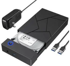 Hard Drive Enclosure 3.5, External Hard Drive Enclosure 3.5 HDD Enclosure Reader, USB 3.0 to 2.5 3.5 Inch SATA SSD HDD up to 8TB Multi Hard Drive Case with 12V Power Adapter Supply UASP Laptop giyqxHw Hard Drive Enclosure 3.5, External Hard Drive Enclosure 3.5 HDD Enclosure Reader, USB 3.0 to 2.5 3.5 Inch SATA SSD HDD up to 8TB Multi Hard Drive Case with 12V Power Adapter Supply UASP Laptop giyqxHw