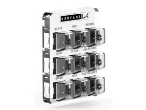 Transparent Keycaps Testing Tool Cherry 9 MX Switches Keyboard Tester Kit Clear Keycaps Sampler PCB Mechanical Keyboard Transparent Keycaps Testing Tool Cherry 9 MX Switches Keyboard Tester Kit Clear Keycaps Sampler PCB Mechanical Keyboard