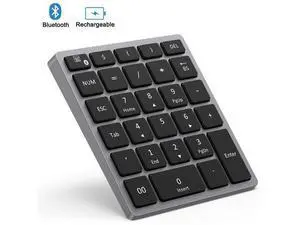 Multifunctional 28-key Numeric Keypad 28 Keys Rechargeable Bluetooth Wireless Numeric Keyboard Multifunctional 28-key Numeric Keypad 28 Keys Rechargeable Bluetooth Wireless Numeric Keyboard